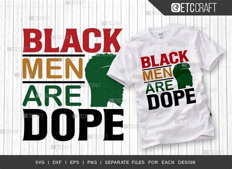 Black Men Are Dope Svg Cut File Black Man Svg Black King Svg Afro