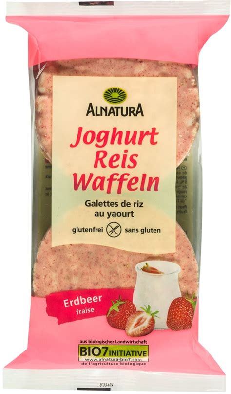 Alnatura Bio Joghurt Reis Waffeln Erdbeer G Von Edeka Ansehen