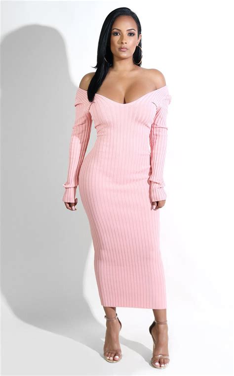 Long Sleeve Off Shoulder Slash Neck Sexy Club Lilacoo