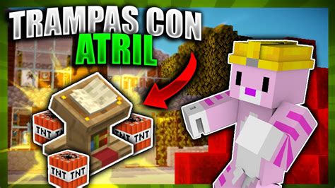 COMO HACER TRAMPAS En MINECRAFT 1 16 TRAMPAS CON ATRIL YouTube