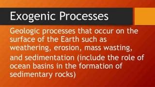 Exogenic Processes Pptx