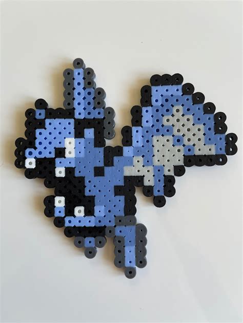 Zubat Evolution Pok Mon Perler Fuse Beads Pixel Art Sprite Etsy