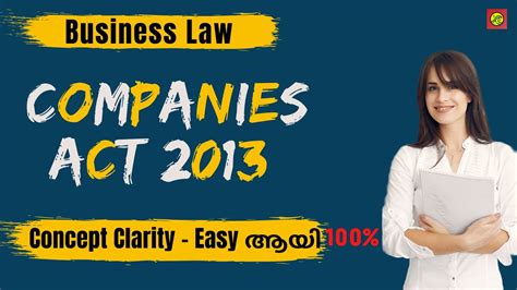 Companies Act 2013business Lawcompanies Act 2013 Ca Foundation