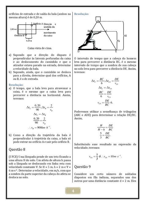 FÍsica ExercÍcios Resolvidos QuestÕes Com Gabarito Atividades E17