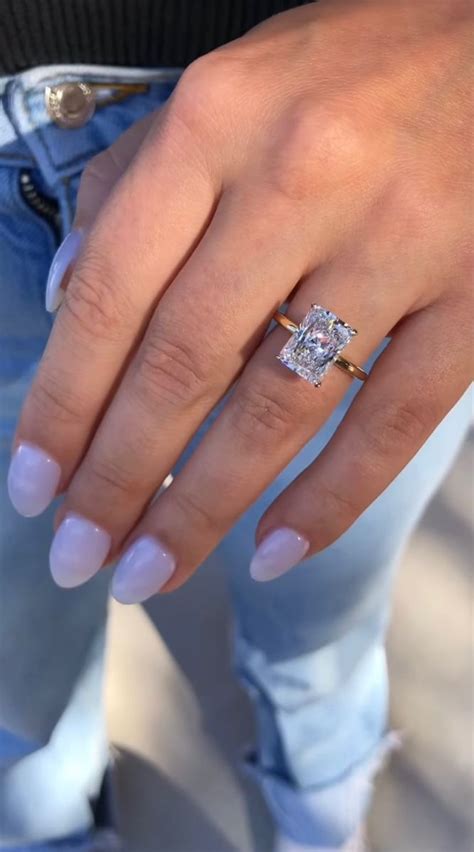 Rectangle Engagement Rings Square Wedding Rings Dream Wedding Ring