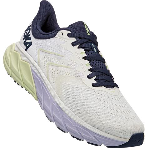 Hoka One One Women S Arahi 5 Wide Running Shoes Blanc De Blanc O