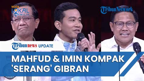 Video Mahfud Md Cak Imin Kompak Sindir Gibran Sebut Debat Cawapres