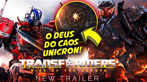 QUEM É UNICRON O MAIOR VILÃO DE TRANFORMERS TRAILER TRANSFORMERS