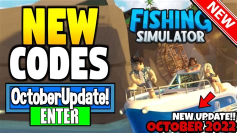 ALL NEW SECRET FISHING SIMULATOR CODES IN OCTOBER 2022 NEW UPDATE