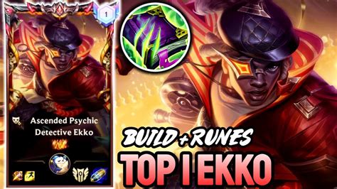 Wild Rift Ekko Top Ekko Gameplay Grandmaster Ranked Youtube