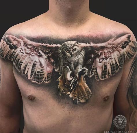 Tattoo Ideas Tattooideas Twitter Chest Tattoo Men Owl Tattoo