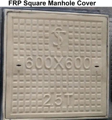 Full Floor Square Frp Square Manhole Cover For Construction At