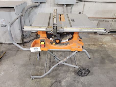 Rigid R4514 10 Portable Table Saw 120v 15a 5000 Rpm S N Gw18141d1c38891