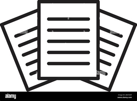 Document Icon Template Black Color Editable Document Icon Symbol Flat