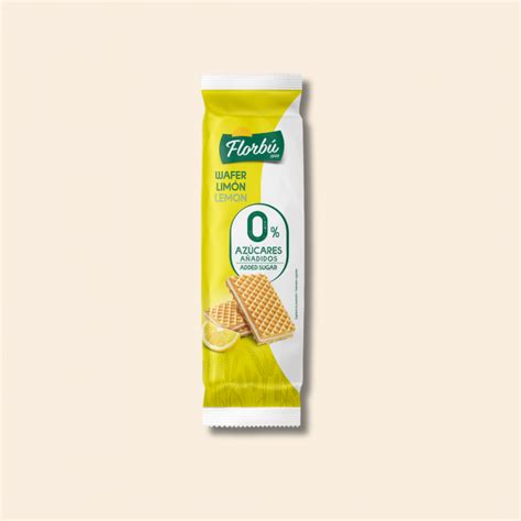 BARQUILLO LIMÓN 0 AZÚCARES GOURMET GALLETAS FLORBÚ 150 Gramos