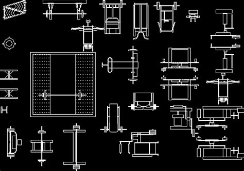 Gym Equipment CAD Blocks