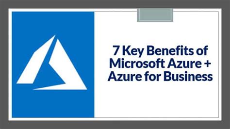 Benefits Of Microsoft Azure Azure Lessons