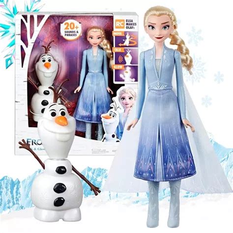 Mu Eca Disney Frozen Elsa Olaf Con Sonidos Movimiento Brilla Meses