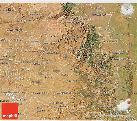 Panorama Route Mpumalanga Map