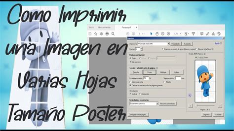 Como Imprimir Una Imagen En Varias Hojas Tamaño Poster How To Print A Poster Size Image