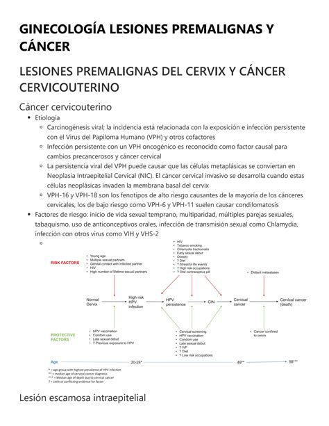 SOLUTION Ginecolog A Lesiones Premalignas Y C Ncer Studypool