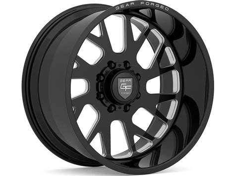 Gear Forged Black Milled F71 Wheels Realtruck