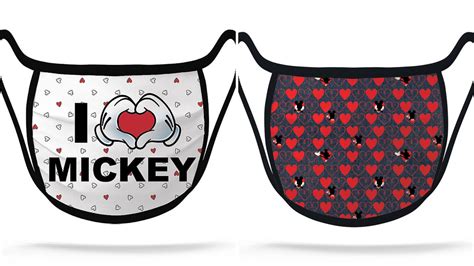 SHOP New Limited Release Mickey Mouse Valentine S Day Face Masks