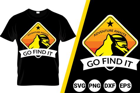 Adventure T Shirt Design Graphic By Print Design Society · Creative Fabrica