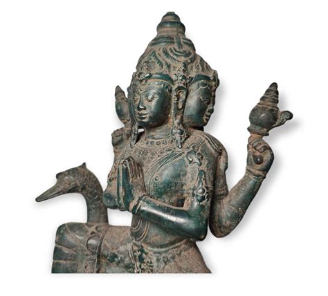 Bronze Brahma Statue, Four Faced Brahma Statue With 4 Armed, Brahma ...