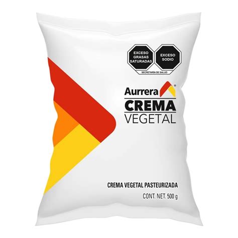 Crema Vegetal Aurrera Pasteurizada 500 G Walmart