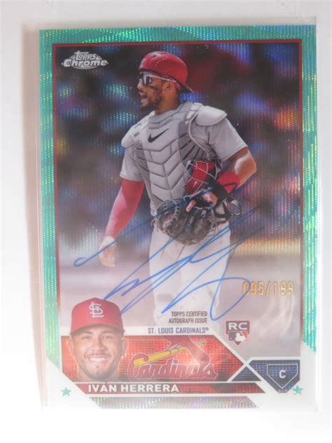 Yahooオークション 2023 Topps Chrome Mlb 直筆サイン Ivan Herrera