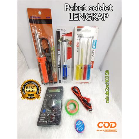 Jual Solder Listrik Watt Alat Sedot Timah Timah Meter Obeng Set