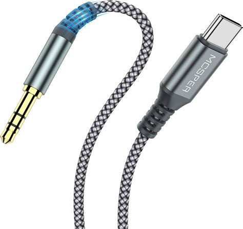 MCSPER USB C To 3 5mm Audio Aux Jack Cable 3 3FT USB Type C To Male