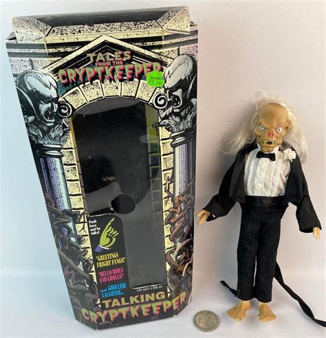 Lot 1993 Tales From The Crypt Talking Cryptkeeper Action Figure W Box