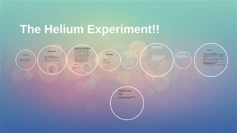 The Helium Experiment!! by Briana Wietfeld