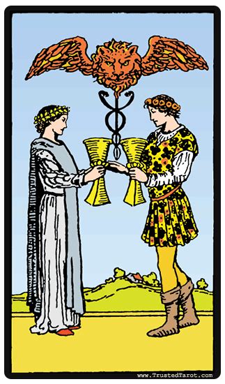 Two Of Cups Tarot Card Meaning