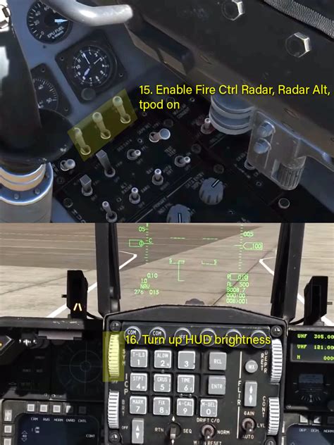 F16 Fast Cold Startup Kneeboard With Screenshots