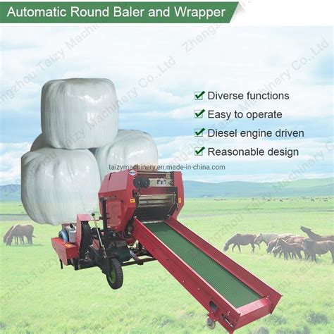 Hot Selling Corn Silage Round Baler Maize Silage Baler And Wrapper Corn