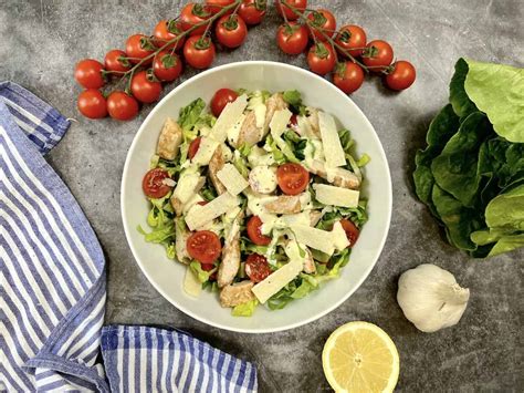 Gesunder Caesar Salad Mit H Hnchen Schnell Einfach