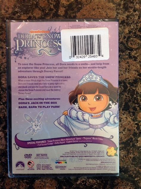 Dora The Explorer Dora Saves The Snow Princess Dvd 2008new Authentic Us 97368923348 Ebay