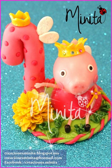 Creaciones Minita Peppa Pig Y Familia En Porcelana Fr A