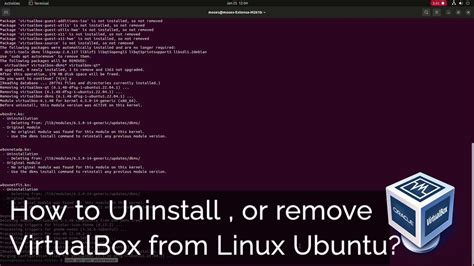 How To Uninstall Or Remove VirtualBox From Linux Ubuntu