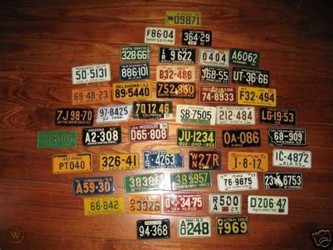 1953 Cereal Box Bicycle License Plates 25755689