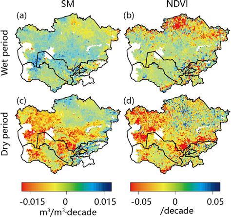 Spatial Patterns Of The Linear Trends Of Mean Growingseason Soil