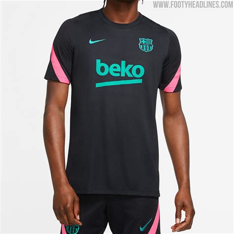 Fc Barcelona 20 21 Champions League Training Kit Leaked Footy Headlines