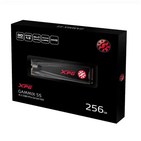 Buy Adata XPG Gammix S5 256GB M.2 NVMe 3D NAND Internal SSD Solid State ...