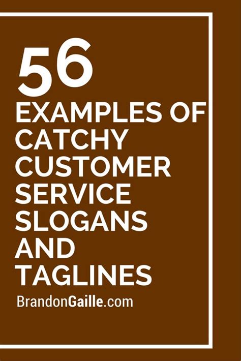 56 Examples Of Catchy Customer Service Slogans And Taglines Customer