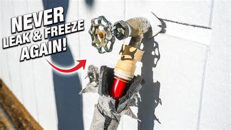 How To Replace Your OLD Outside Water Spigot To NEVER Freeze Or Leak