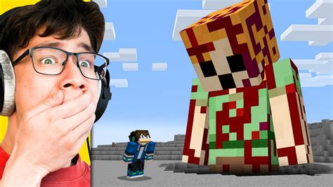 I Fooled My Friend As Giant Alex In Minecraft Youtube