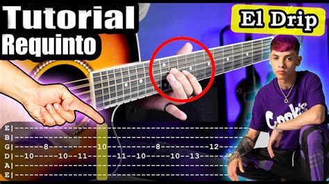 El Drip Natanael Cano Requinto Y Acordes Tutorial Como Tocar En